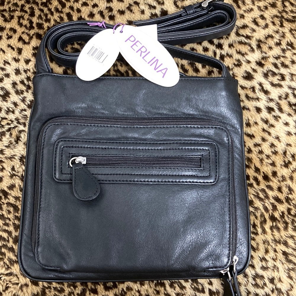 Brand new with tags Perlina leather crossbody bag